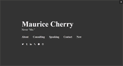 Desktop Screenshot of mauricecherry.com